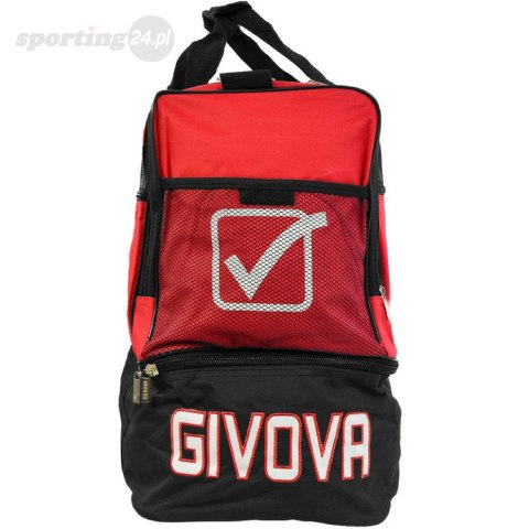 Torba Givova Medium czerwono-czarna Givova Torba Givova Medium czerwono-czarna Givova