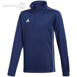 Bluza dla dzieci adidas Core 18 Training Top JUNIOR granatowa CV4139 Adidas teamwear