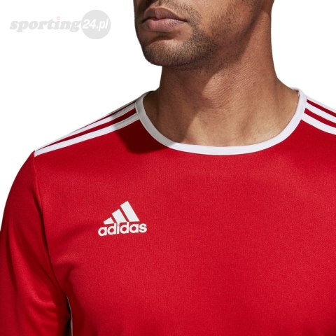 Koszulka męska adidas Entrada 18 Jersey czerwona CF1038 Adidas teamwear Koszulka męska adidas Entrada 18 Jersey czerwona CF1038 Adidas teamwear