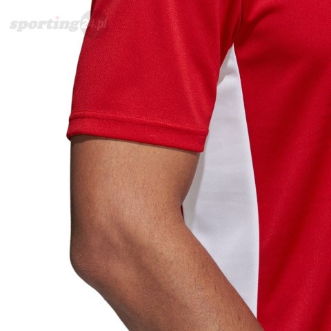 Koszulka męska adidas Entrada 18 Jersey czerwona CF1038 Adidas teamwear Koszulka męska adidas Entrada 18 Jersey czerwona CF1038 Adidas teamwear