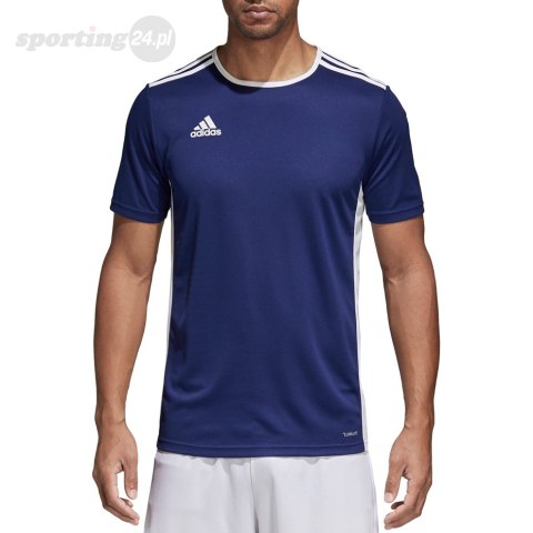 Koszulka męska adidas Entrada 18 Jersey granatowa CF1036 Adidas teamwear Koszulka męska adidas Entrada 18 Jersey granatowa CF1036 Adidas teamwear