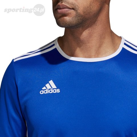 Koszulka męska adidas Entrada 18 Jersey niebieska CF1037 Adidas teamwear Koszulka męska adidas Entrada 18 Jersey niebieska CF1037 Adidas teamwear