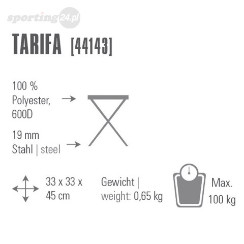 Krzesło-Trójnóg High Peak Tarifa 44143 High Peak Krzesło-Trójnóg High Peak Tarifa 44143 High Peak