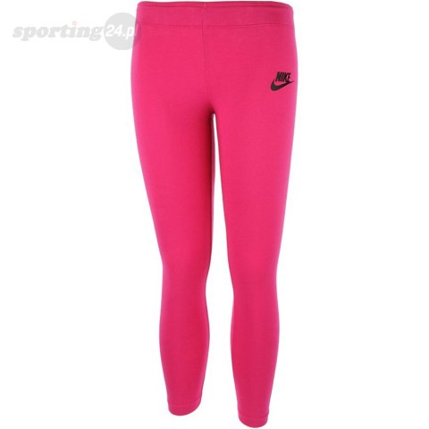 Legginsy dla dzieci Nike G NSW Tight Club Logo różowe 844965 615 Nike Legginsy dla dzieci Nike G NSW Tight Club Logo różowe 844965 615 Nike