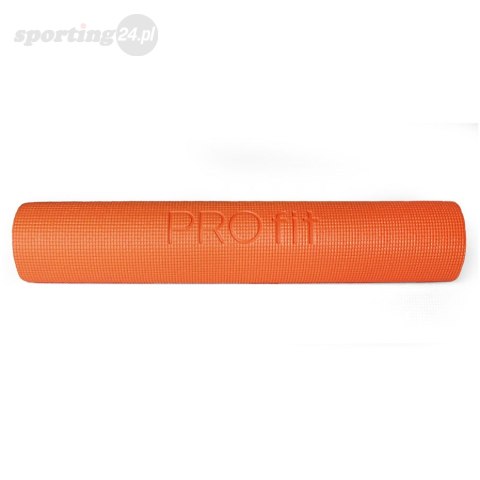 Mata do yogi Profit Slim 173x61x0,5cm pomarańczowa DK 2203 PROfit Mata do yogi Profit Slim 173x61x0,5cm pomarańczowa DK 2203 PROfit