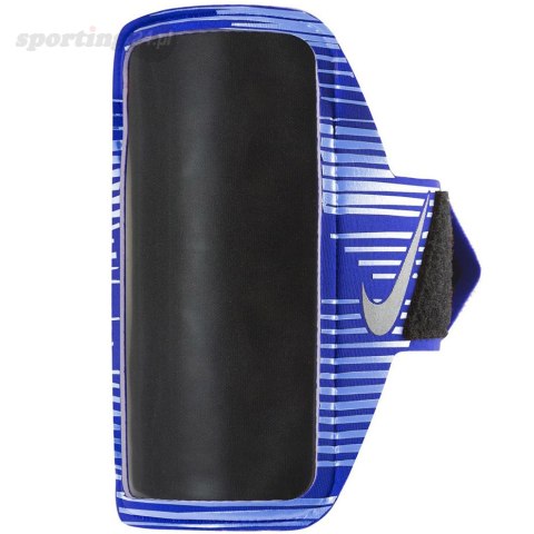 Saszetka na ramię Nike Printed Lean Arm Band niebieska NRN68439 Nike Saszetka na ramię Nike Printed Lean Arm Band niebieska NRN68439 Nike