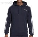 Bluza męska adidas Essentials 3 Stripes Pullover French Terry granatowa DU0499 Adidas