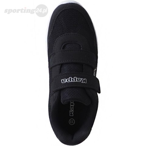 Buty dla dzieci Kappa Cracker II K czarno-białe 260647K 1110 Kappa Buty dla dzieci Kappa Cracker II K czarno-białe 260647K 1110 Kappa