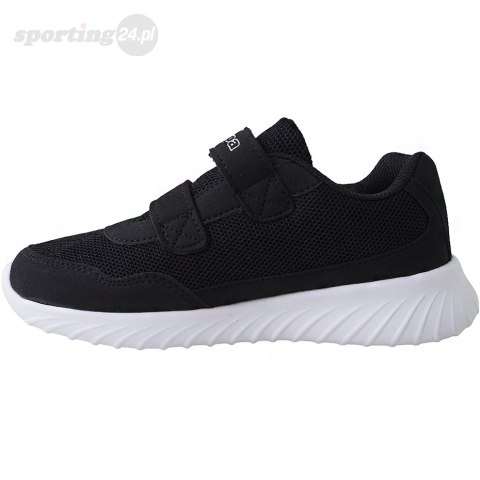 Buty dla dzieci Kappa Cracker II K czarno-białe 260647K 1110 Kappa Buty dla dzieci Kappa Cracker II K czarno-białe 260647K 1110 Kappa