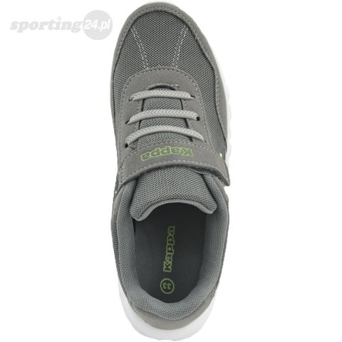 Buty dla dzieci Kappa Follow K szare 260604K 1633 Kappa Buty dla dzieci Kappa Follow K szare 260604K 1633 Kappa