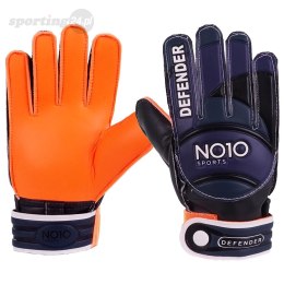 Rękawice bramkarskie NO10 Defender Blue/Orange 56093 NO10