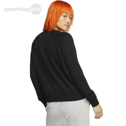 Bluza damska Nike Essentials Crew FLC HBR czarna BV4112 010 Nike Bluza damska Nike Essentials Crew FLC HBR czarna BV4112 010 Nike