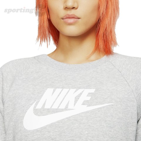 Bluza damska Nike Essentials Crew FLC HBR szara BV4112 063 Nike Bluza damska Nike Essentials Crew FLC HBR szara BV4112 063 Nike