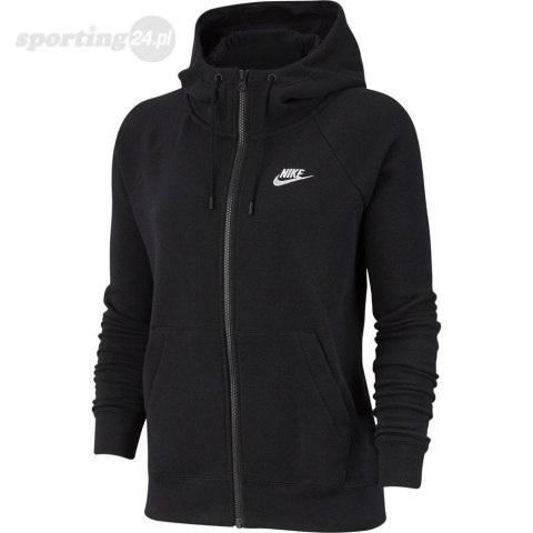 Bluza damska Nike Essentials Hoodie FZ FLC czarna BV4122 010 Nike Bluza damska Nike Essentials Hoodie FZ FLC czarna BV4122 010 Nike