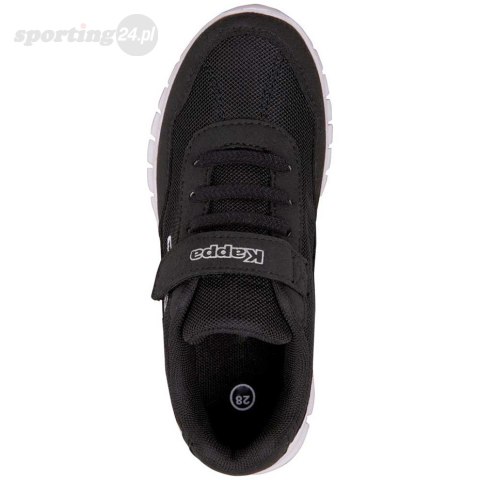 Buty dla dzieci Kappa Follow K czarno-białe 260604K 1110 Kappa Buty dla dzieci Kappa Follow K czarno-białe 260604K 1110 Kappa