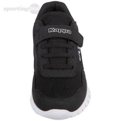 Buty dla dzieci Kappa Follow K czarno-białe 260604K 1110 Kappa Buty dla dzieci Kappa Follow K czarno-białe 260604K 1110 Kappa