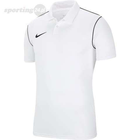 Koszulka męska Nike M Dry Park 20 Polo biała BV6879 100 Nike Team Koszulka męska Nike M Dry Park 20 Polo biała BV6879 100 Nike Team