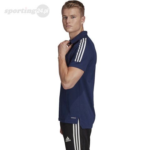 Koszulka męska adidas Condivo 20 Polo granatowo-biała ED9245 Adidas teamwear Koszulka męska adidas Condivo 20 Polo granatowo-biała ED9245 Adidas teamwear