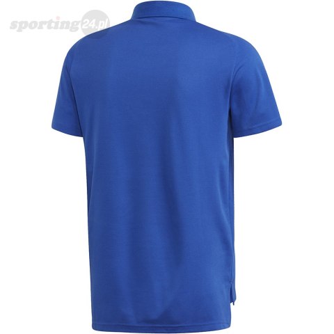 Koszulka męska adidas Condivo 20 Polo niebiesko-biała ED9237 Adidas teamwear Koszulka męska adidas Condivo 20 Polo niebiesko-biała ED9237 Adidas teamwear