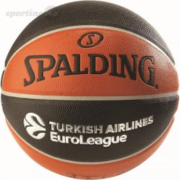 Piłka koszykowa Spalding NBA Euroleague IN/OUT pomarańczowo-czarna TF-500 84002Z/77101Z Spalding