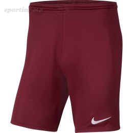 Spodenki dla dzieci Nike Dry Park III NB K bordowe BV6865 677 Nike Team