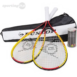 Zestaw do Speedmintona Racketball Set Dunlop żólto-czerwone 762091 Dunlop