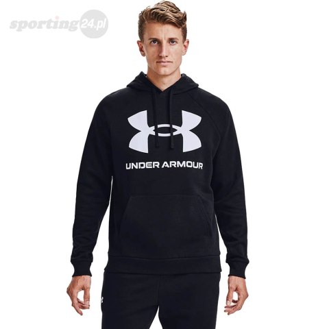 Bluza męska Under Armour Rival Fleece Big Logo HD czarna 1357093 001 Under Armour Bluza męska Under Armour Rival Fleece Big Logo HD czarna 1357093 001 Under Armour