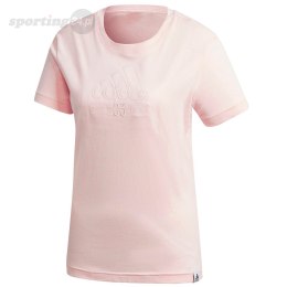 Koszulka damska adidas Brilliant Basics Tee jasnoróżowa GD3821 Adidas