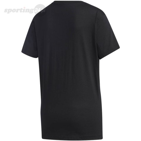 Koszulka damska adidas Essentials Linear Loose Tee czarna GL6333 Adidas Koszulka damska adidas Essentials Linear Loose Tee czarna GL6333 Adidas