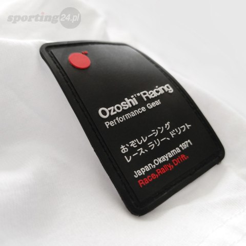 Koszulka męska Ozoshi Naoto biała O20TSRACE004 Ozoshi Koszulka męska Ozoshi Naoto biała O20TSRACE004 Ozoshi