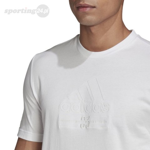 Koszulka męska adidas M BB T biała GD3844 Adidas Koszulka męska adidas M BB T biała GD3844 Adidas