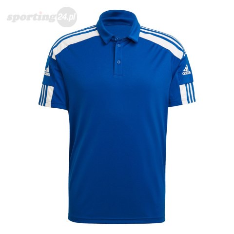 Koszulka męska adidas Squadra 21 Polo niebieska GP6427 Adidas teamwear Koszulka męska adidas Squadra 21 Polo niebieska GP6427 Adidas teamwear