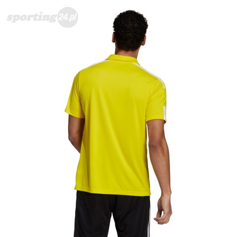 Koszulka męska adidas Squadra 21 Polo żółta GP6428 Adidas teamwear Koszulka męska adidas Squadra 21 Polo żółta GP6428 Adidas teamwear