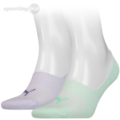 Skarpety Puma Footie 2 pary miętowe, fioletowe 906245 41 Puma Skarpety Puma Footie 2 pary miętowe, fioletowe 906245 41 Puma