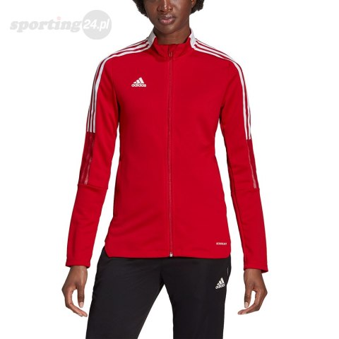 Bluza damska adidas Tiro 21 Track czerwona GM7305 Adidas teamwear Bluza damska adidas Tiro 21 Track czerwona GM7305 Adidas teamwear