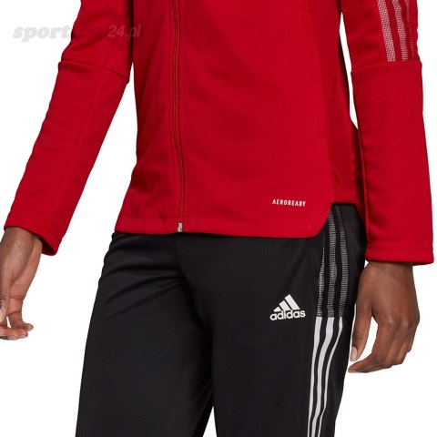 Bluza damska adidas Tiro 21 Track czerwona GM7305 Adidas teamwear Bluza damska adidas Tiro 21 Track czerwona GM7305 Adidas teamwear