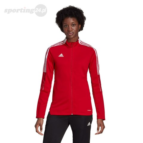 Bluza damska adidas Tiro 21 Track czerwona GM7305 Adidas teamwear Bluza damska adidas Tiro 21 Track czerwona GM7305 Adidas teamwear