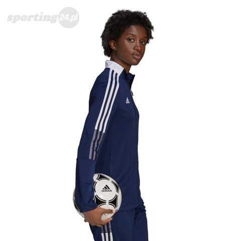 Bluza damska adidas Tiro 21 Track granatowa GK9663 Adidas teamwear Bluza damska adidas Tiro 21 Track granatowa GK9663 Adidas teamwear