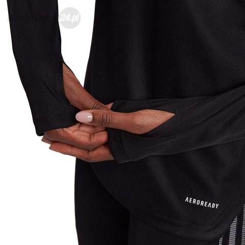 Bluza damska adidas Tiro 21 Training Top czarna GM7318 Adidas teamwear Bluza damska adidas Tiro 21 Training Top czarna GM7318 Adidas teamwear