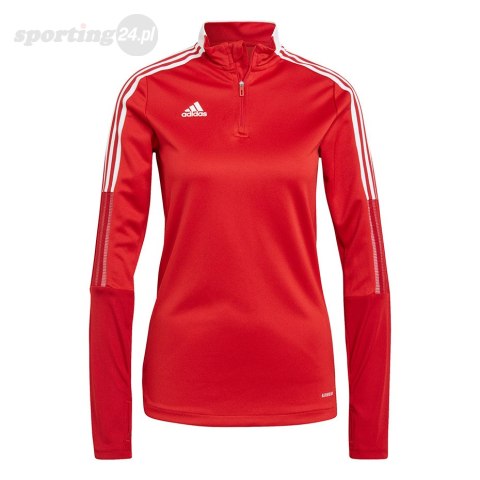 Bluza damska adidas Tiro 21 Training Top czerwona GM7317 Adidas teamwear Bluza damska adidas Tiro 21 Training Top czerwona GM7317 Adidas teamwear