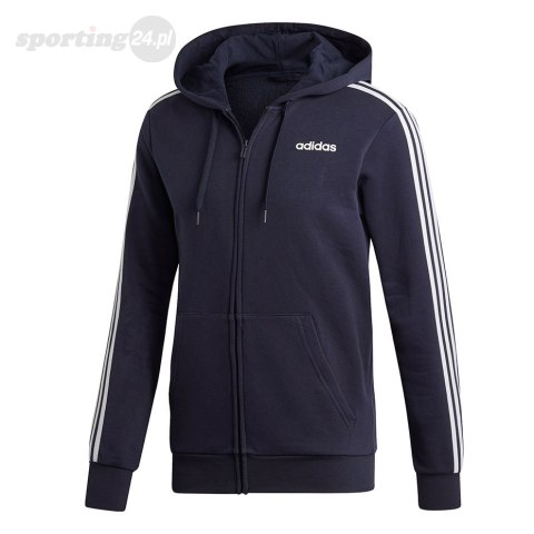 Bluza męska adidas Essentials 3 Stripes granatowa DU0475 Adidas