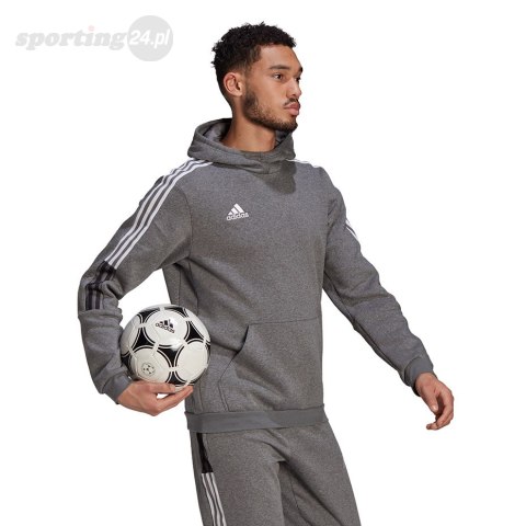 Bluza męska adidas Tiro 21 Sweat Hoody szara GP8805 Adidas teamwear Bluza męska adidas Tiro 21 Sweat Hoody szara GP8805 Adidas teamwear
