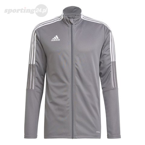 Bluza męska adidas Tiro 21 Track szara GM7306 Adidas teamwear Bluza męska adidas Tiro 21 Track szara GM7306 Adidas teamwear