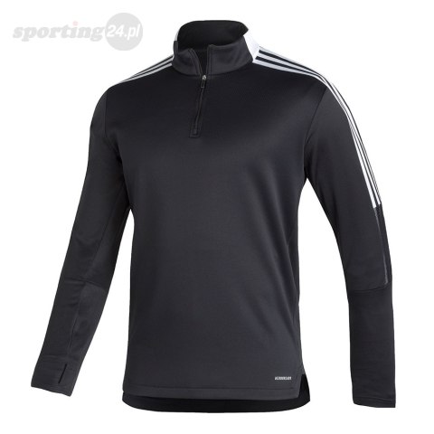 Bluza męska adidas Tiro 21 Training Top czarna GH7304 Adidas teamwear Bluza męska adidas Tiro 21 Training Top czarna GH7304 Adidas teamwear