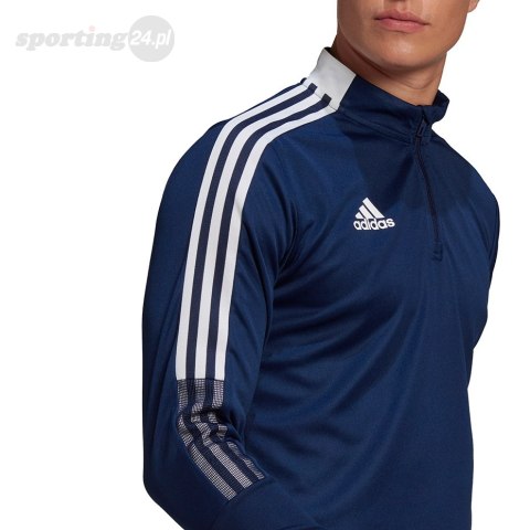 Bluza męska adidas Tiro 21 Training Top granatowa GE5426 Adidas teamwear Bluza męska adidas Tiro 21 Training Top granatowa GE5426 Adidas teamwear