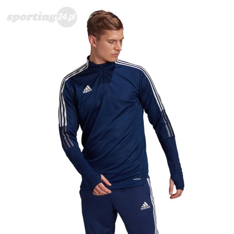 Bluza męska adidas Tiro 21 Training Top granatowa GE5426 Adidas teamwear Bluza męska adidas Tiro 21 Training Top granatowa GE5426 Adidas teamwear