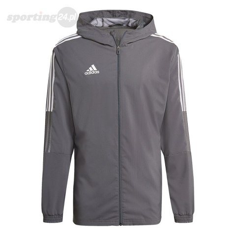 Kurtka męska adidas Tiro 21 Windbreaker szara GP4964 Adidas teamwear Kurtka męska adidas Tiro 21 Windbreaker szara GP4964 Adidas teamwear
