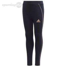 Legginsy dla dzieci adidas Lg Cot Tight granatowe GG3497 Adidas