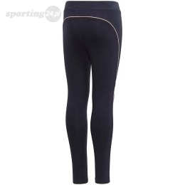 Legginsy dla dzieci adidas Lg Cot Tight granatowe GG3497 Adidas