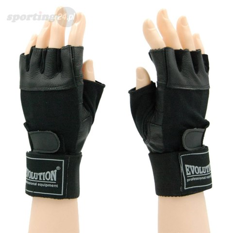 Rękawice fitness Evolution Standard czarne FR-11 Evolution Rękawice fitness Evolution Standard czarne FR-11 Evolution